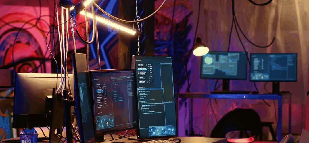 Professionisti eseguono un cyber stress test su reti informatiche di una PMI per verificarne la sicurezza.