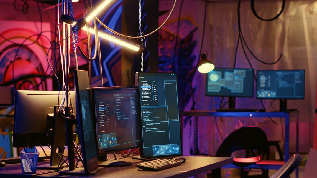 Professionisti eseguono un cyber stress test su reti informatiche di una PMI per verificarne la sicurezza.
